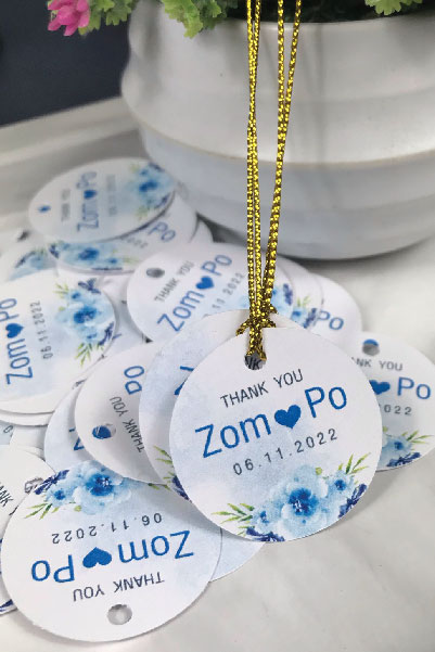 งานป้ายติดของชำร่วย