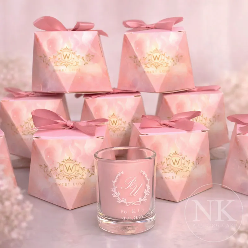 แก้วเป๊ก(สกรีน)+กล่องทรงเพชร